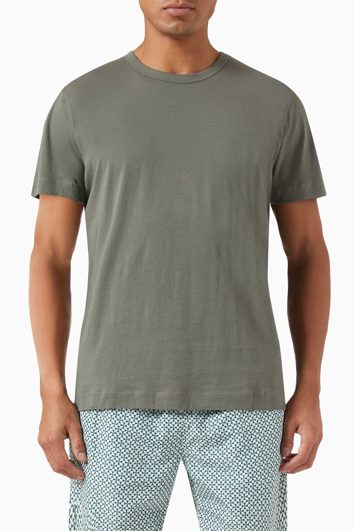 

Ricci T-shirt in Pima Cotton, Green