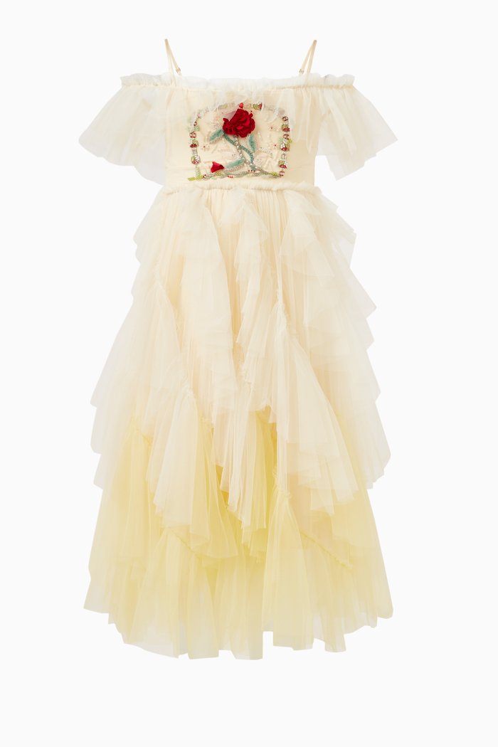 

x Disney Everlasting Rose Tutu Dress in Nylon, Yellow