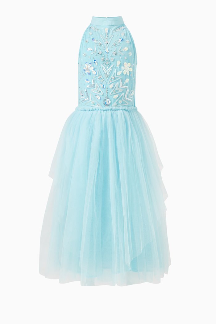 

x Disney Frozen Queen Tutu Dress in Nylon, Blue