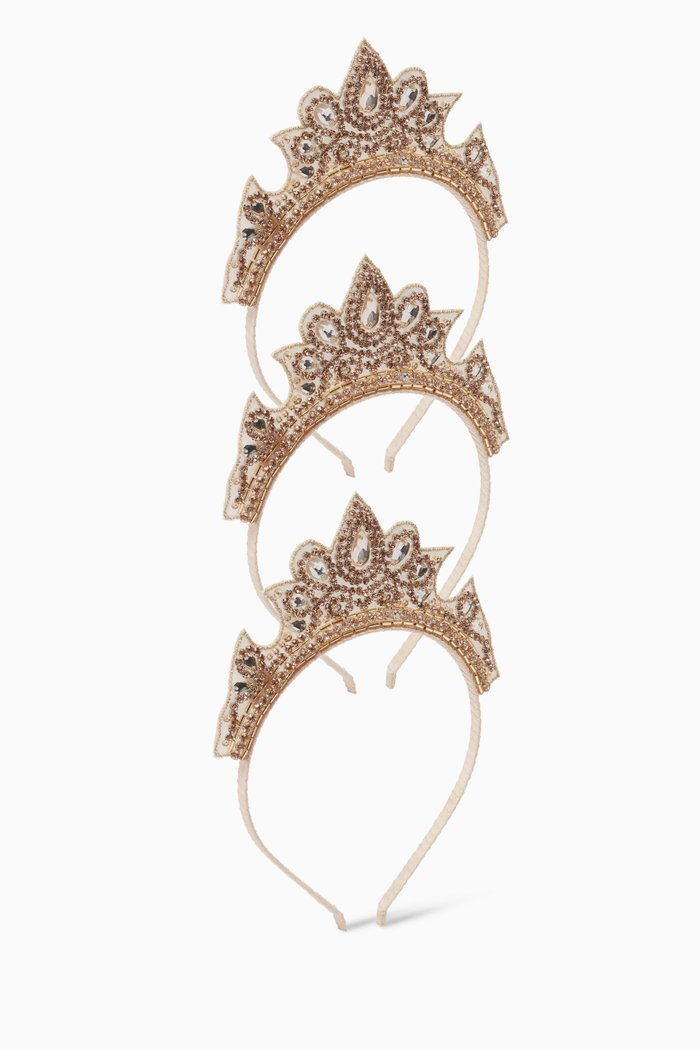 

x Disney Sleeping Beauty Tiara, Set of 3, Gold