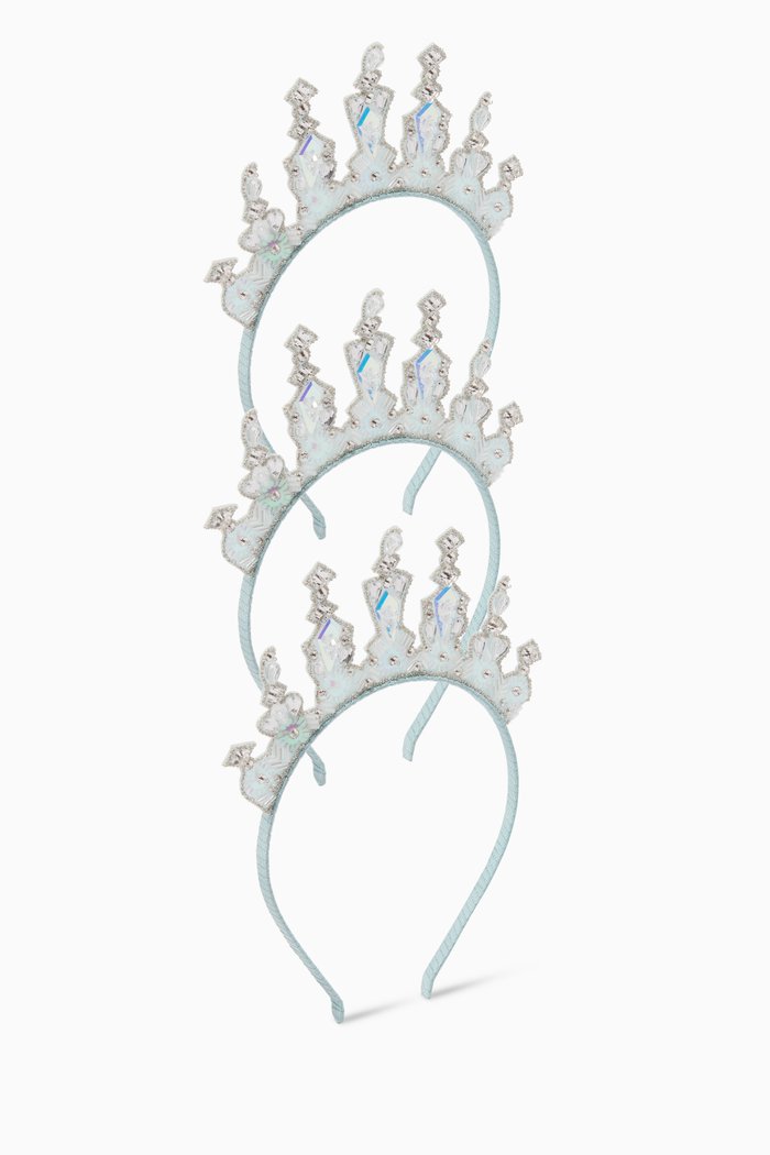 

x Disney Frozen Queen Tiara, Set of 3, Blue