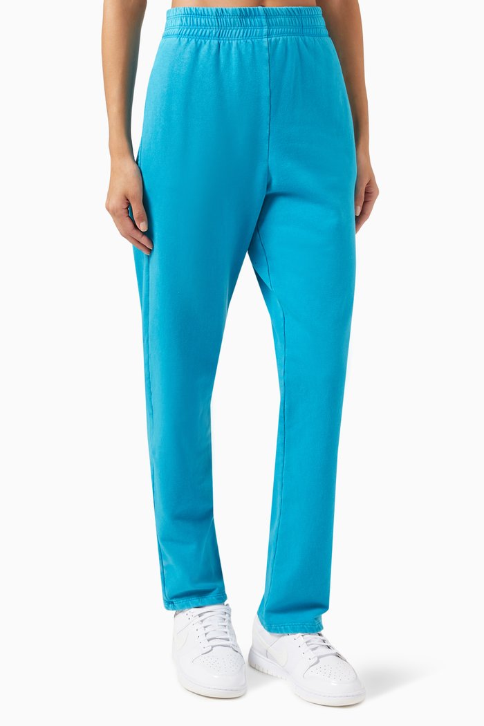 

Webster Sweatpants in Cotton-blend Fleece, Blue
