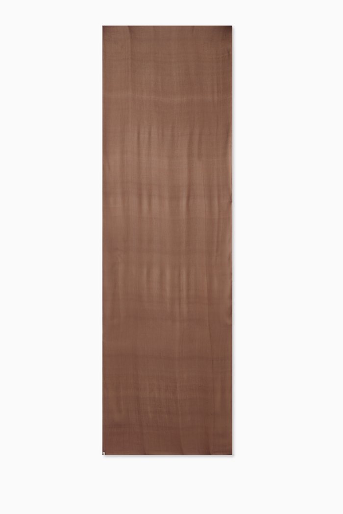Two-tone Head Scarf in Chiffon, Purple