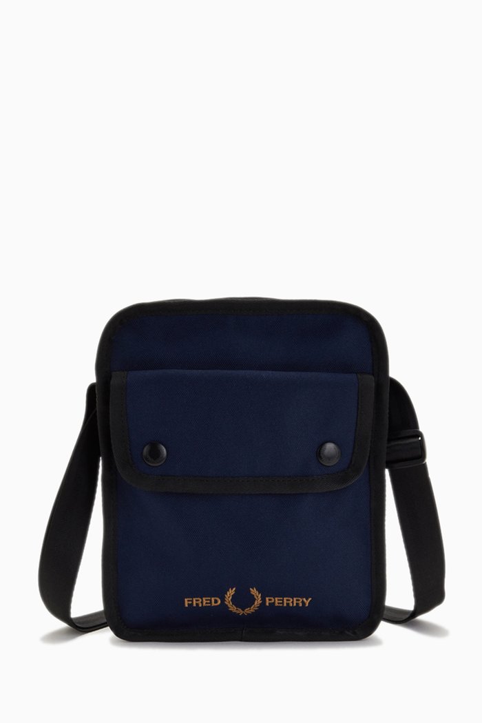 

Branded Side Bag in Durable Polyester, Blue