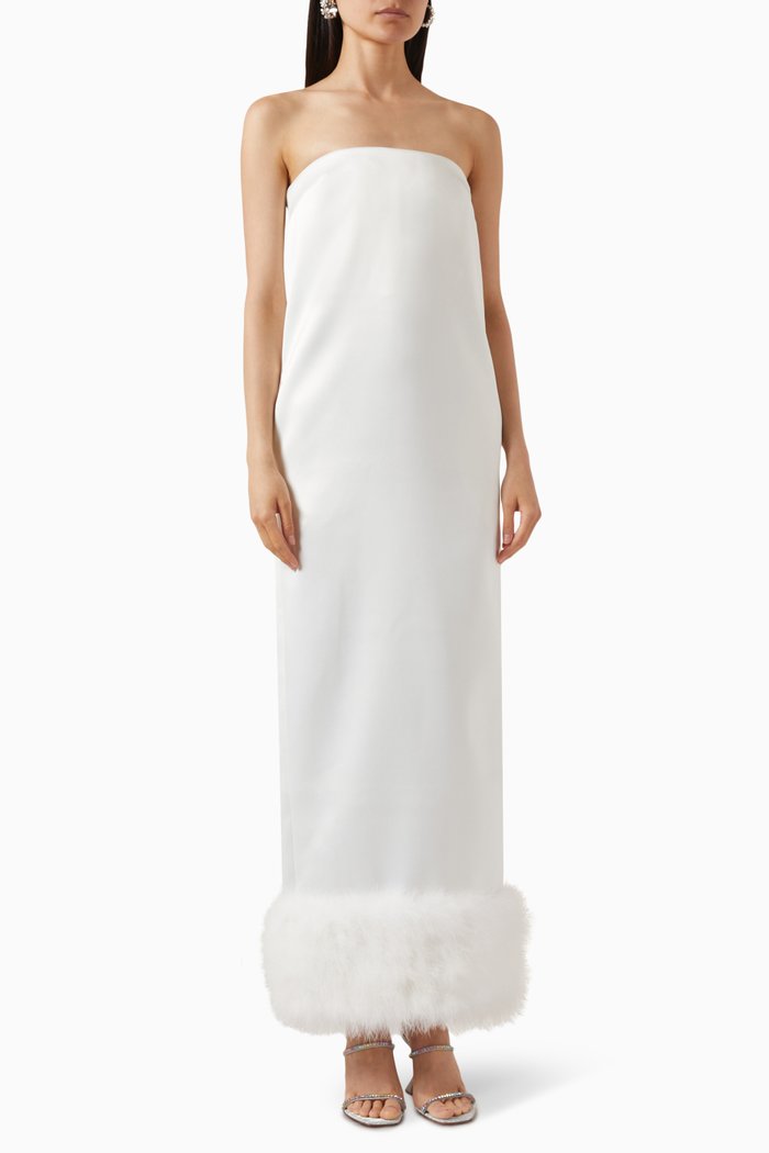 

Blaise Strapless Maxi Dress, White