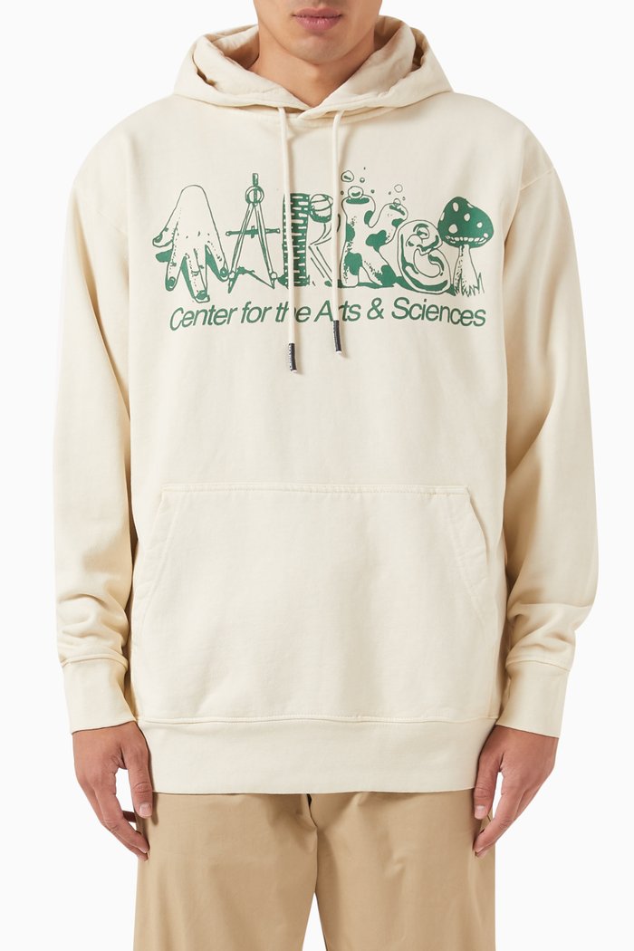 

Smiley Arts & Sciences Hoodie in Fleece, Neutral
