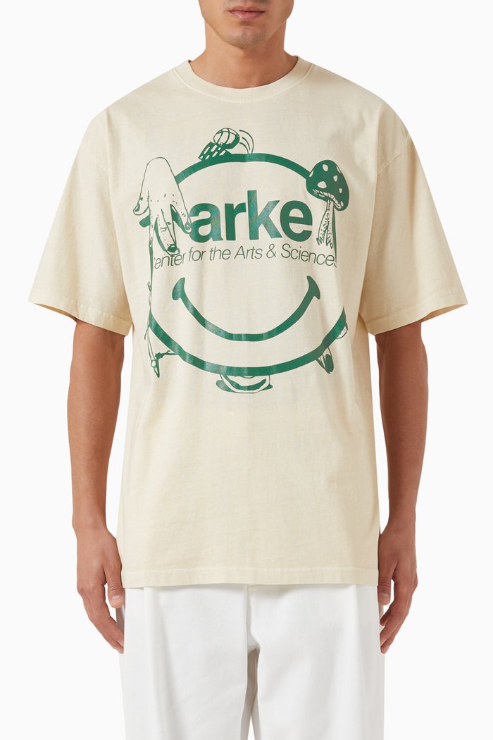 

Smiley Arts & Sciences T-shirt in Cotton Jersey, Neutral
