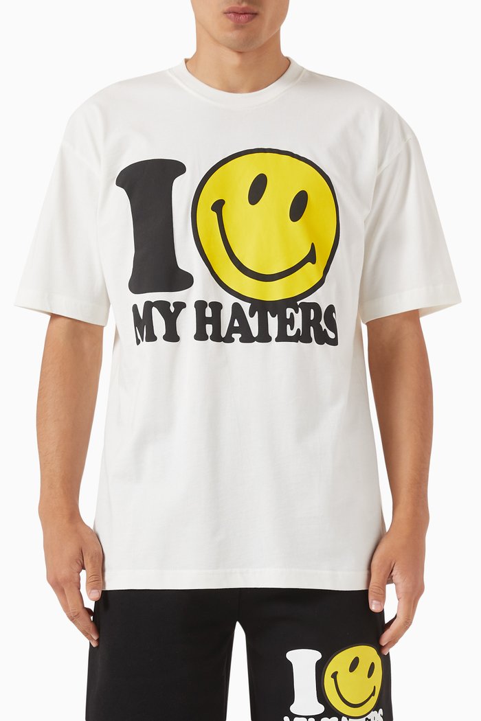

Smiley Haters T-shirt in Cotton Jersey, Neutral