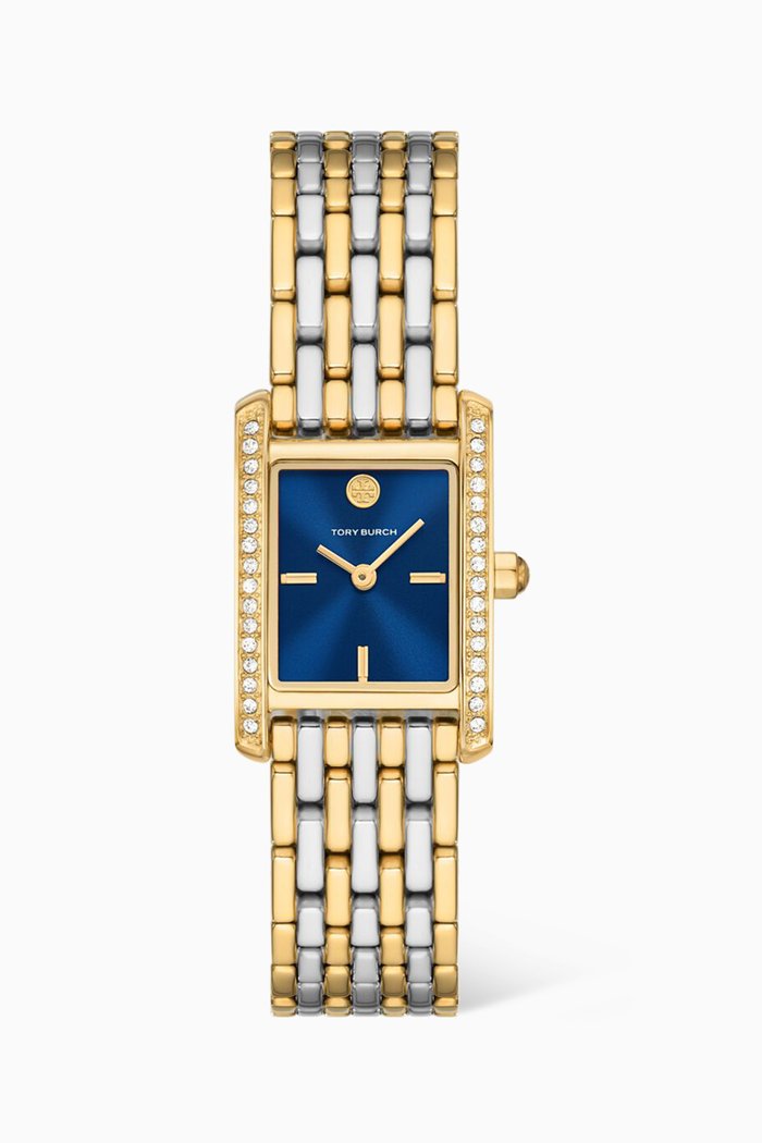 

Mini Eleanor Quartz Two-tone Stainless Steel Watch, 19 x 28mm, Multicolour
