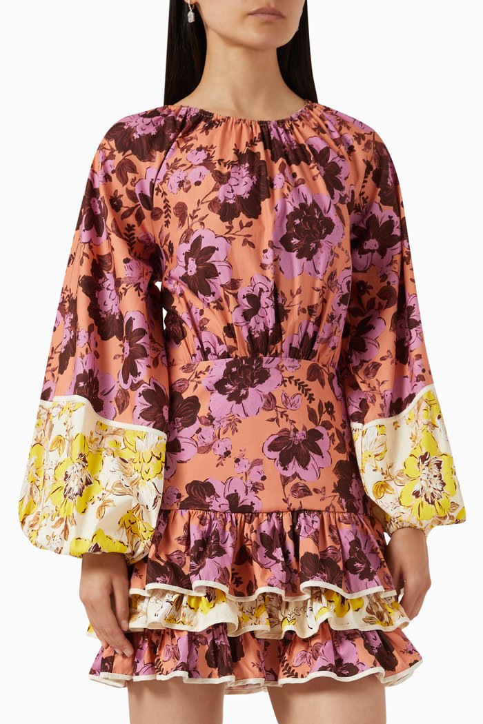

Ana Mini Dress in Cotton, Multicolour