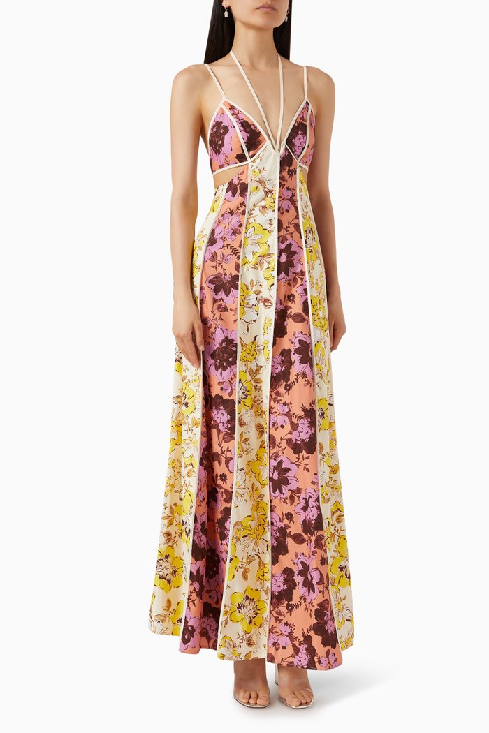 

Ana Maxi Dress in Cotton, Multicolour