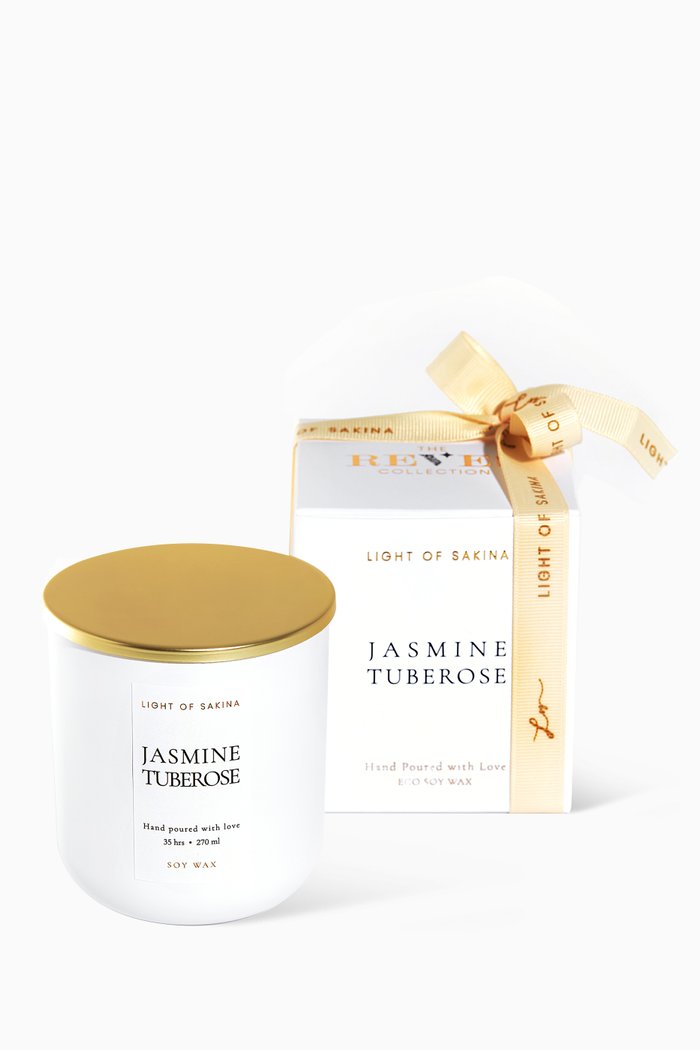 

Jasmine Tuberose Candle, 270g, Colourless