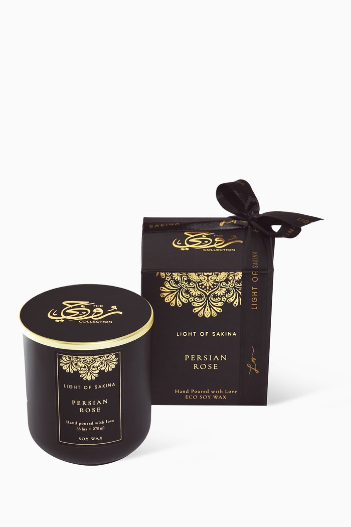 

Persian Rose Candle, 270g, Colourless