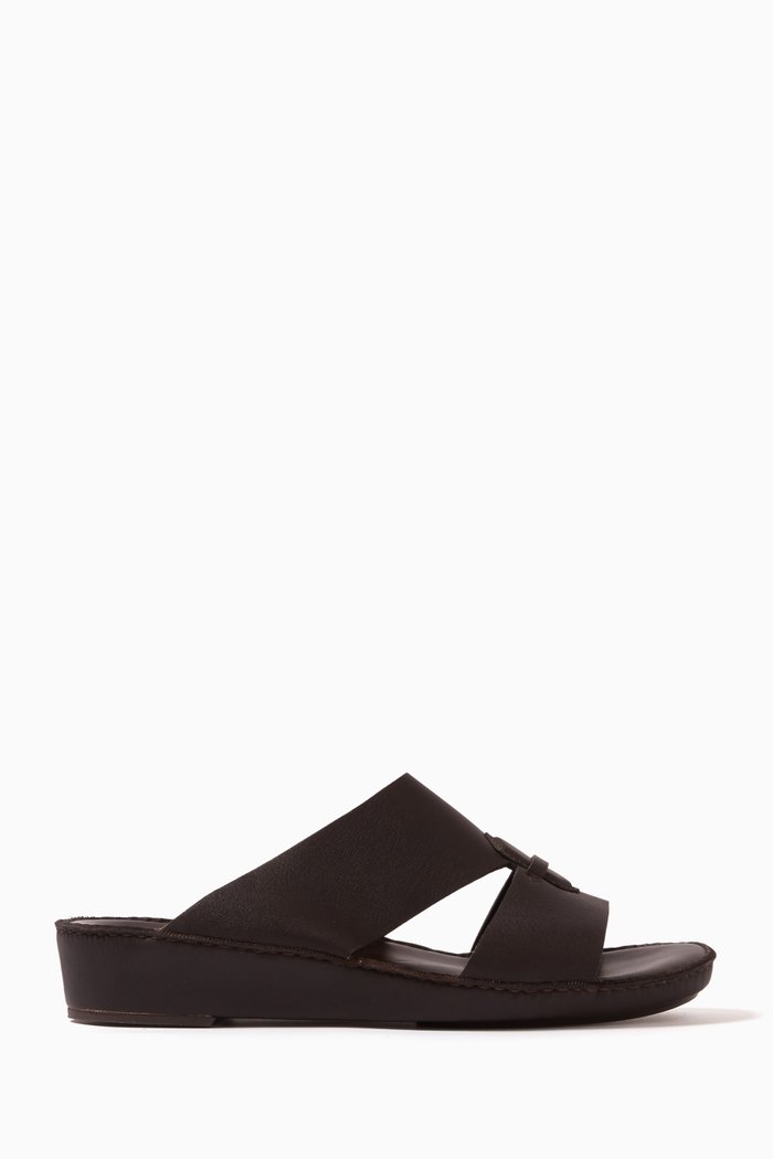 

Cuscino Sandals in Deercalf, Brown
