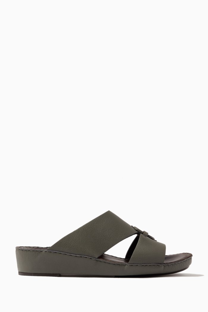 

Cuscino Sandals in Deercalf, Grey