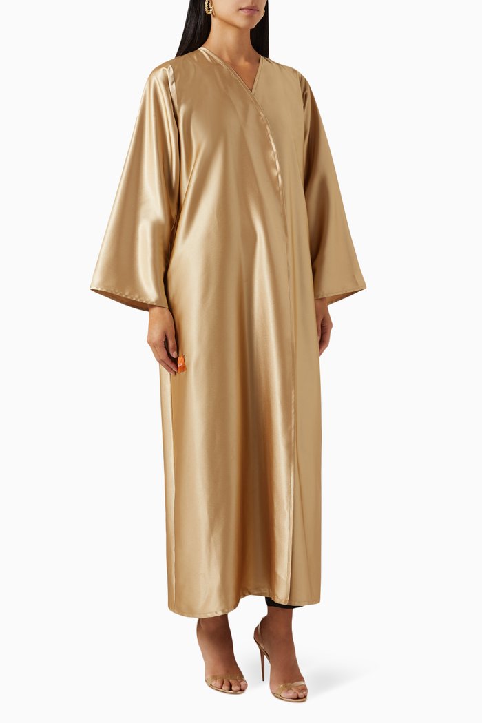 

Flow Abaya in Silk, Brown
