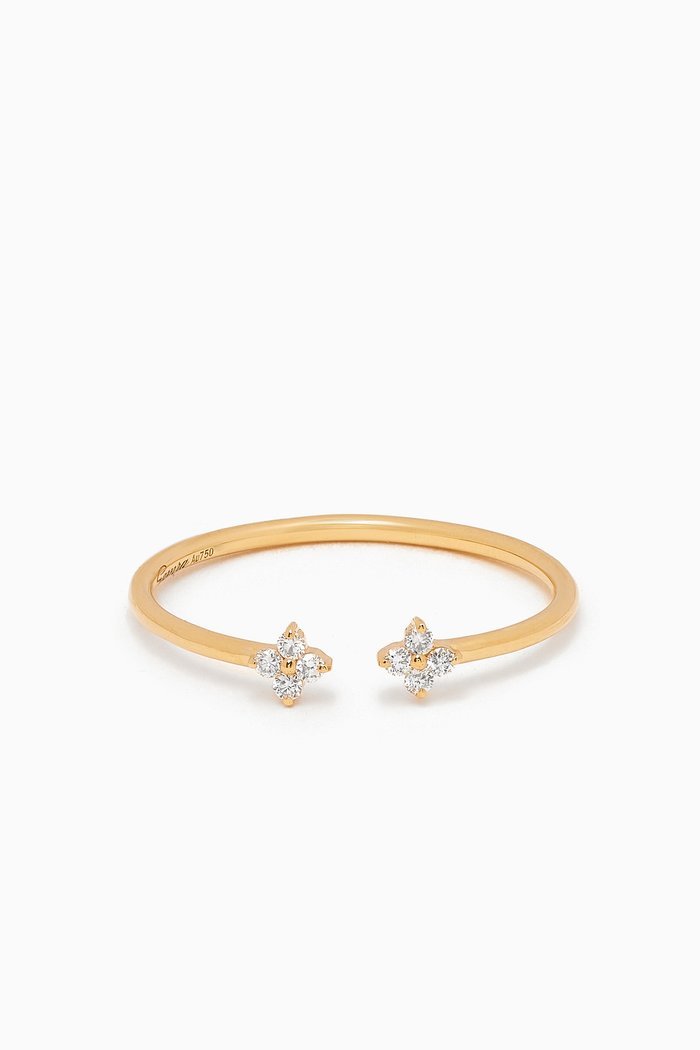 

Barq Flower Diamond Ring in 18kt Gold, Yellow