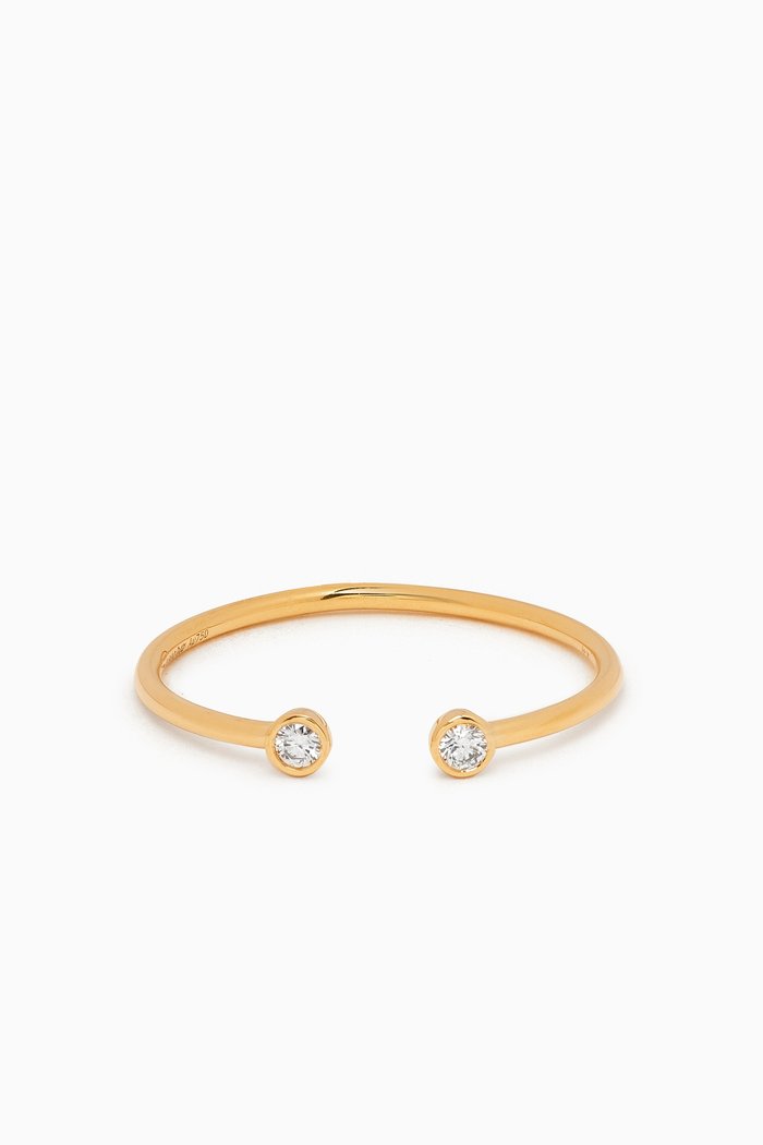 

Barq Round Diamond Ring in 18kt Gold, Yellow
