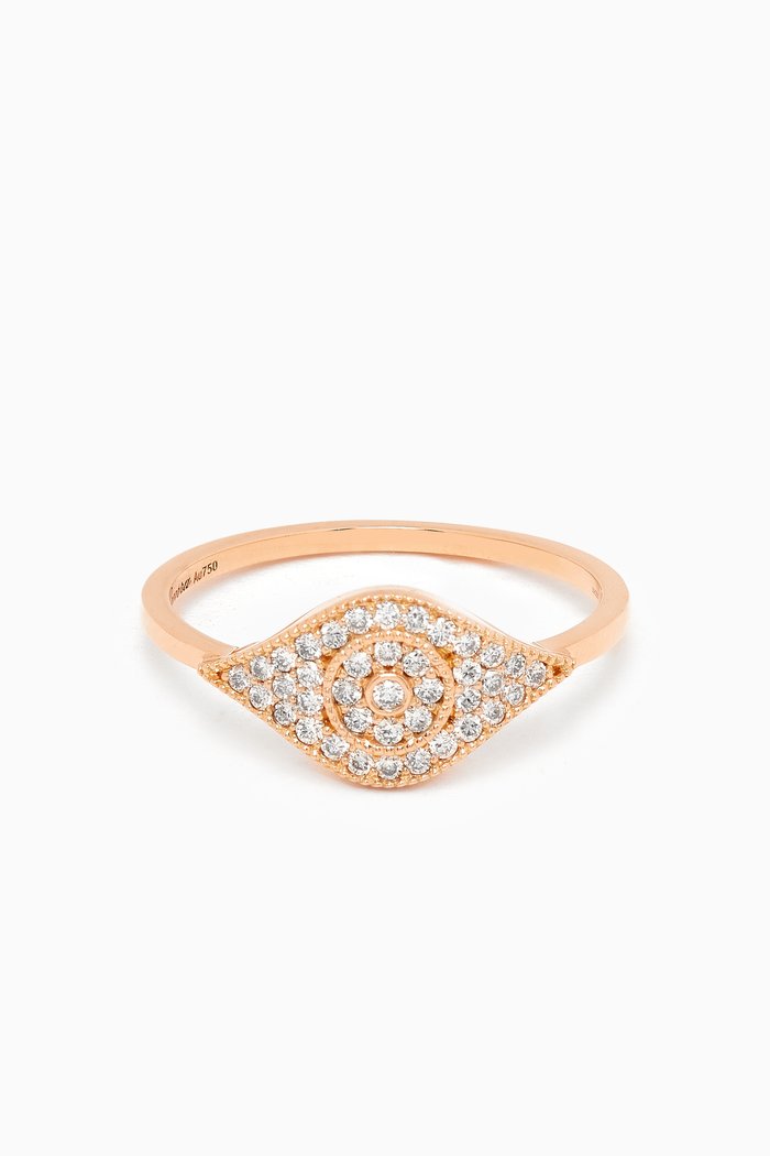 

Barq Diamond Ring in 18kt Rose Gold