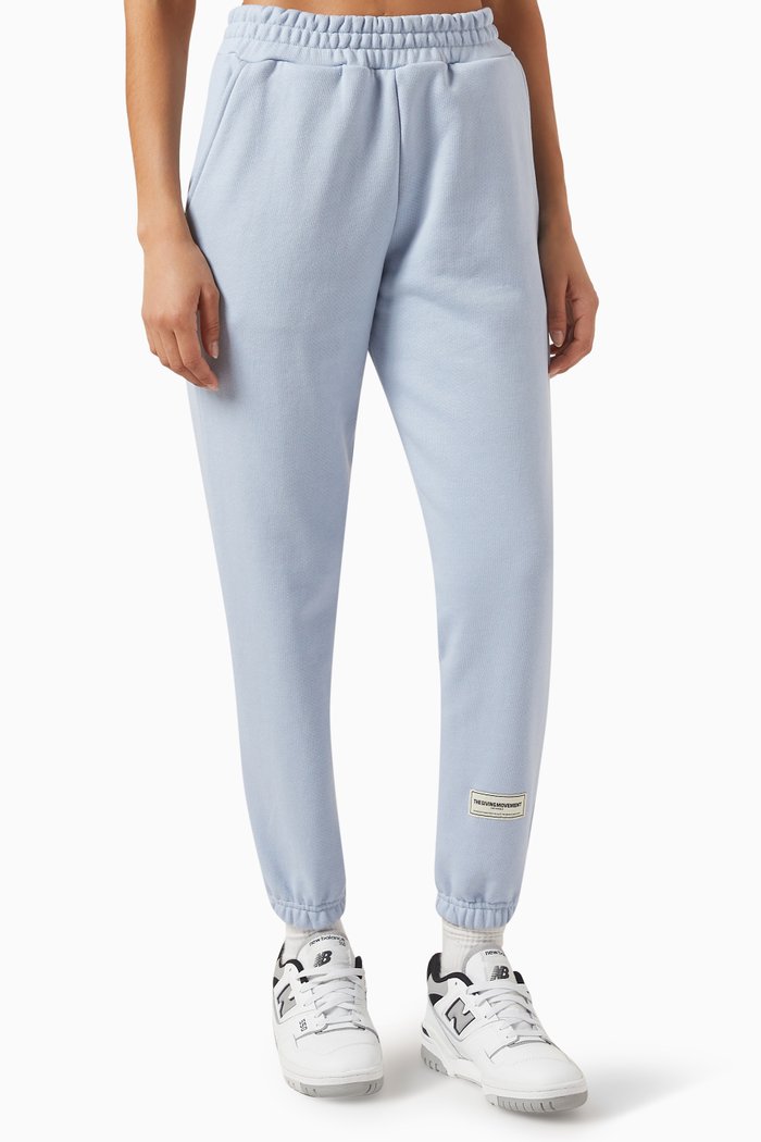 

Relaxed-fit Sweatpants in Organic-cotton Blend, Blue