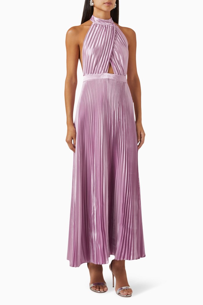 Renaissance Split Gown, Purple