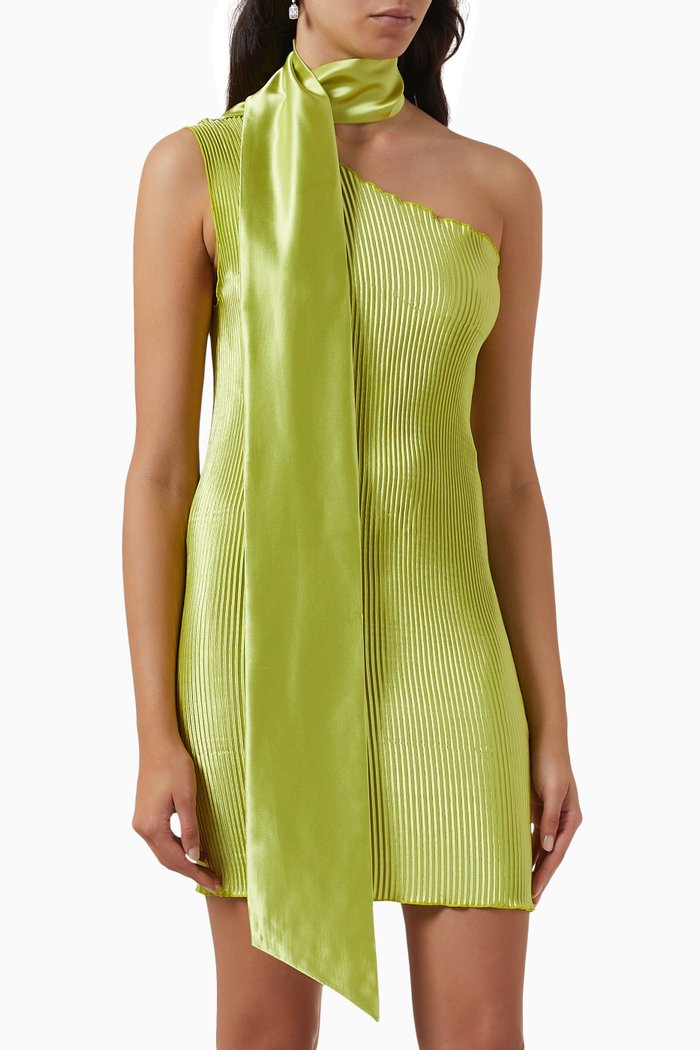 

Gigi Scarf Mini Dress, Green