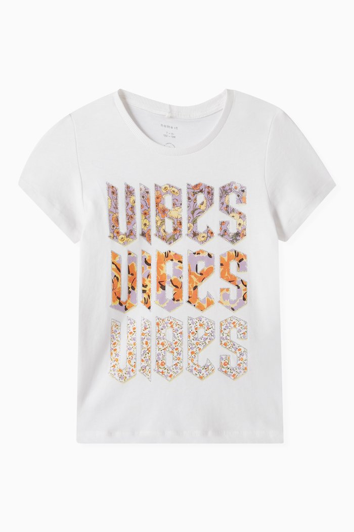 

Graphic-print T-shirt in Cotton, White
