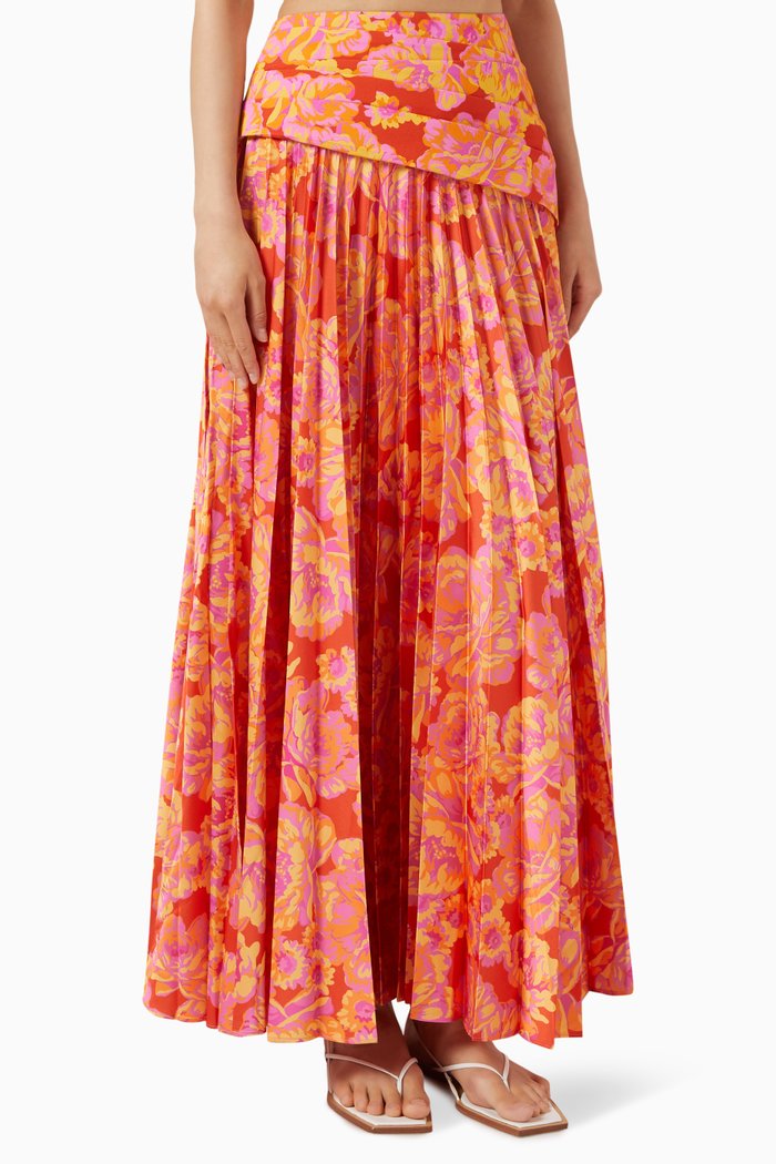 

Marion Floral-print Maxi Skirt, Multicolour