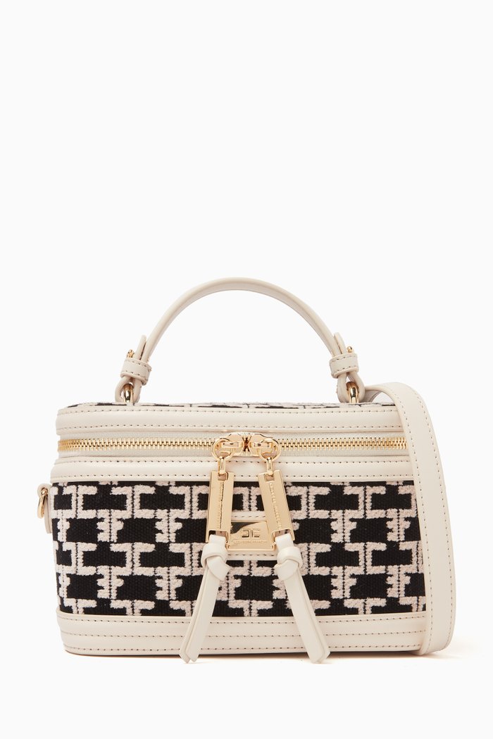 

Trousse Travel Bag in Canvas, Neutral