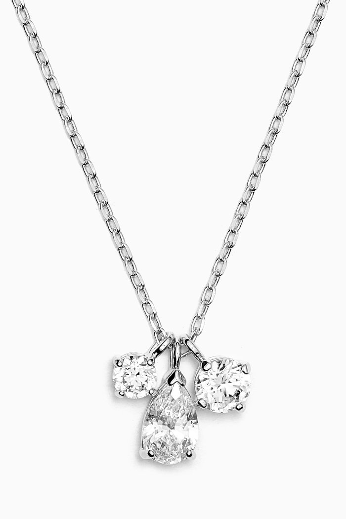 

Attract Cluster Pendant in Rhodium-plated Metal, Silver