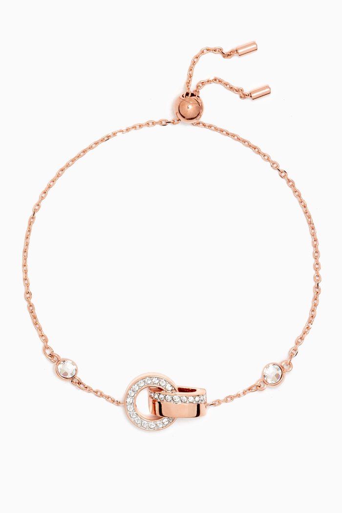

Hollow Bracelet in Rose-gold Plated Metal