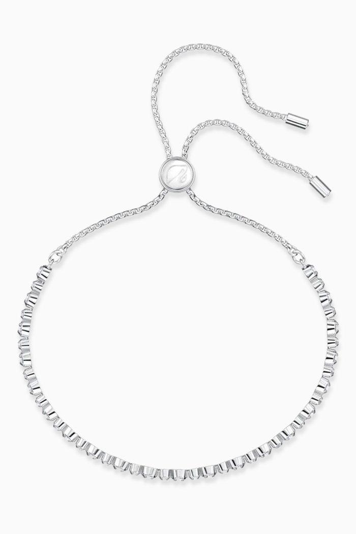 

Subtle Bracelet in Rhodium-plated Metal, Silver