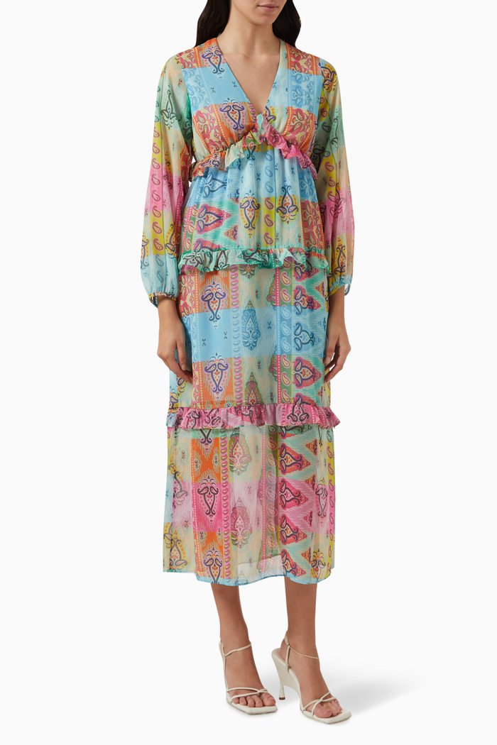

Boho Alexia Dress, Multicolour