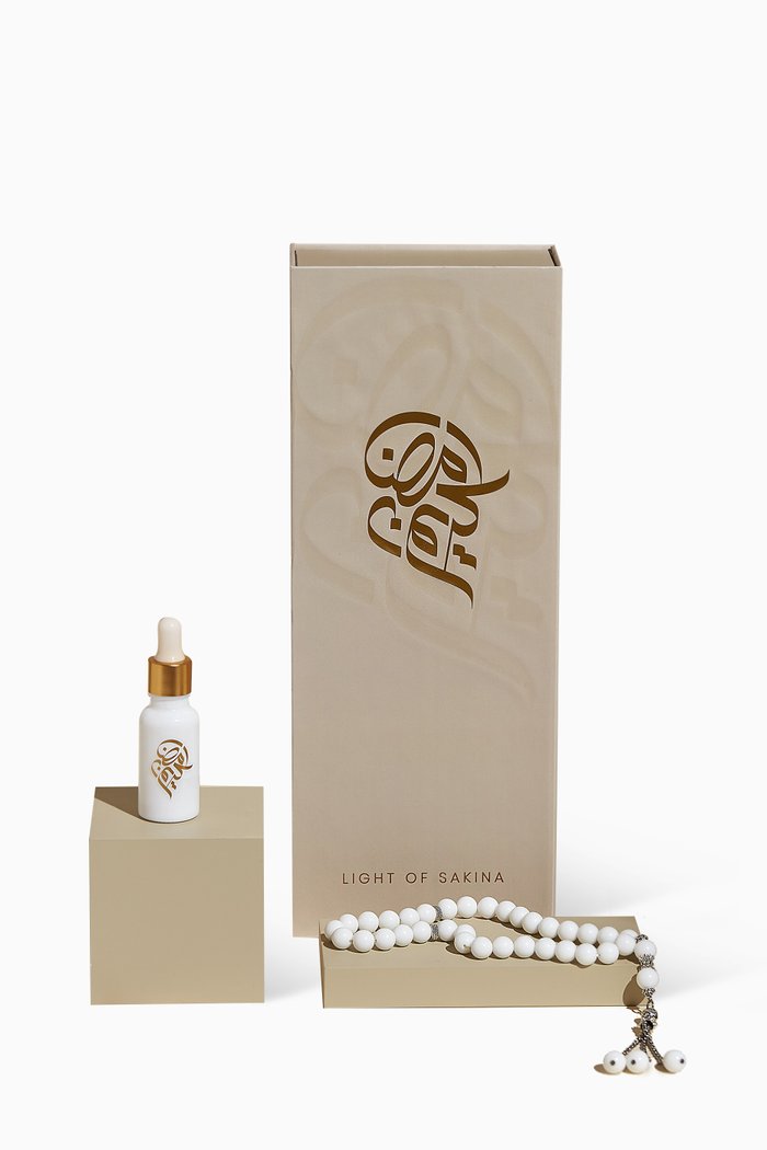

Meraj Set of Two, Beige Attar & Amaris Misbaha, Colourless