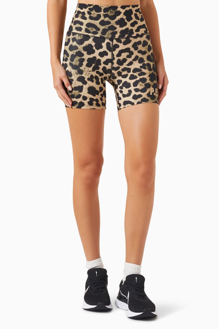 

Valley One Biker Shorts in Recycled Nylon, Brown