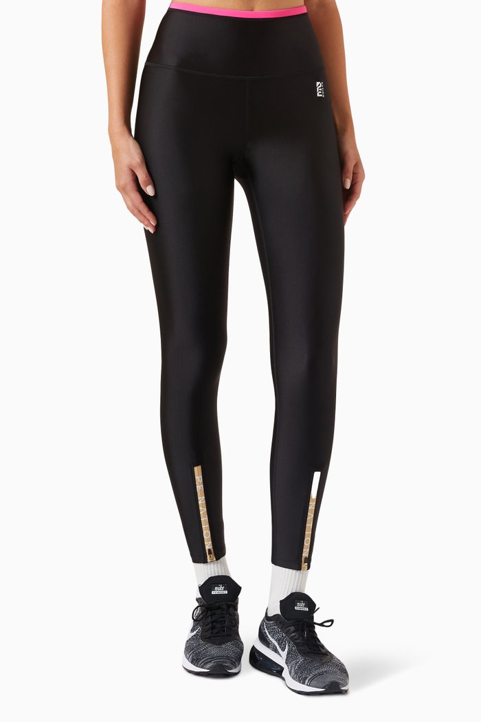 

Steady Run Leggings in Recycled Polyester, Pink