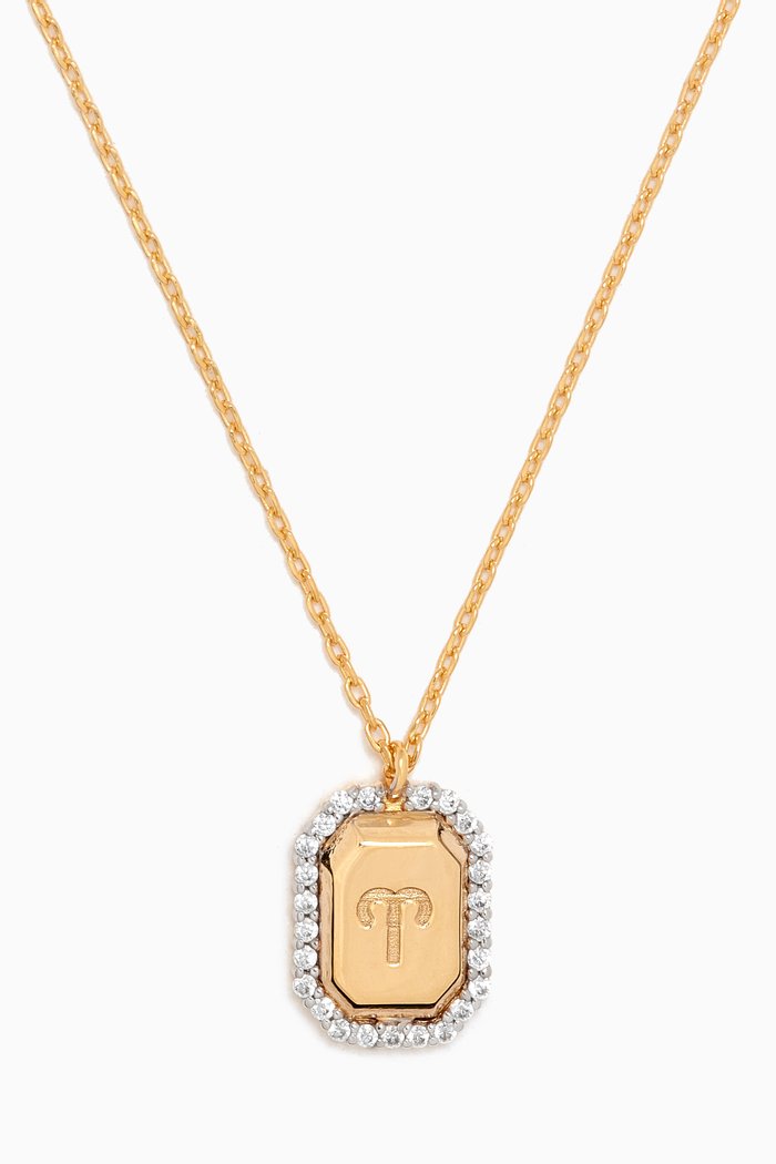 Aries Necklace in Gold-plated Sterling Silver