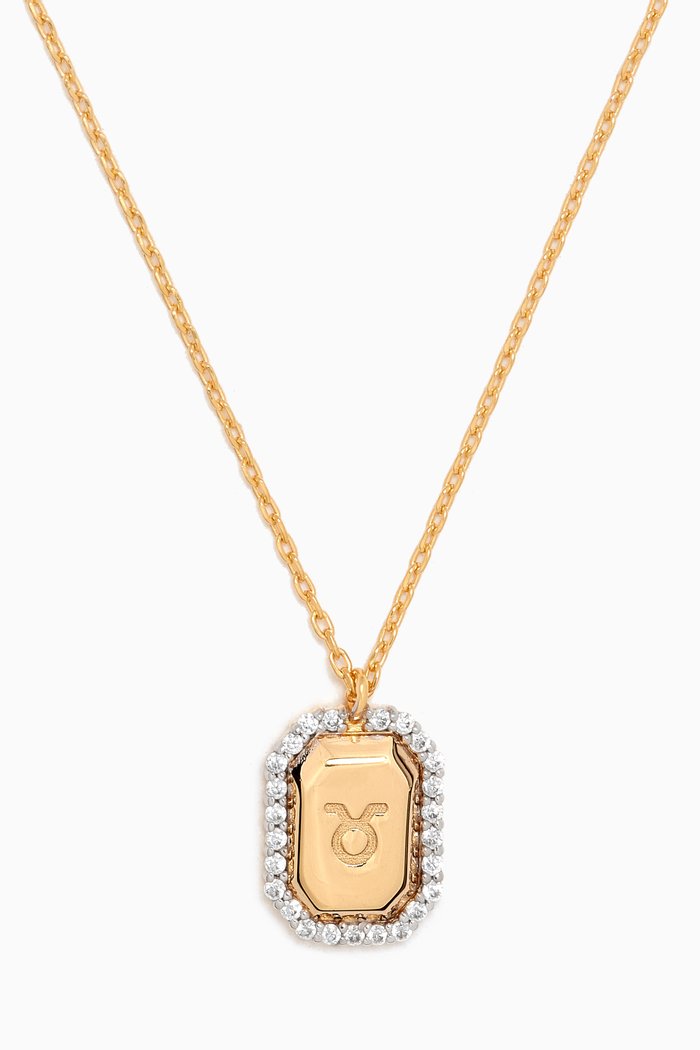 

Taurus Necklace in Gold-plated Sterling Silver
