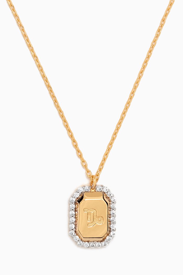 

Capricorn Necklace in Gold-plated Sterling Silver