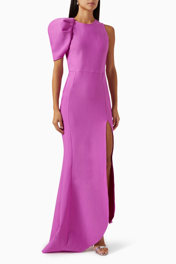 

Hensely One-shoulder Maxi Dress, Purple
