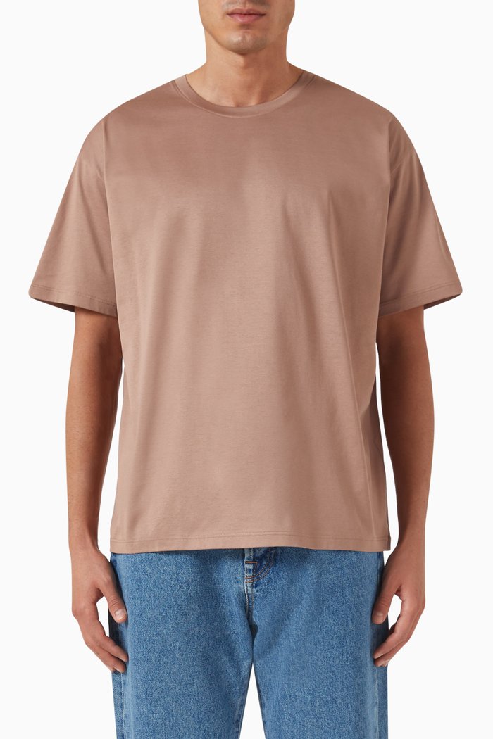 

Valentino Crewneck T-shirt in Cotton, Brown
