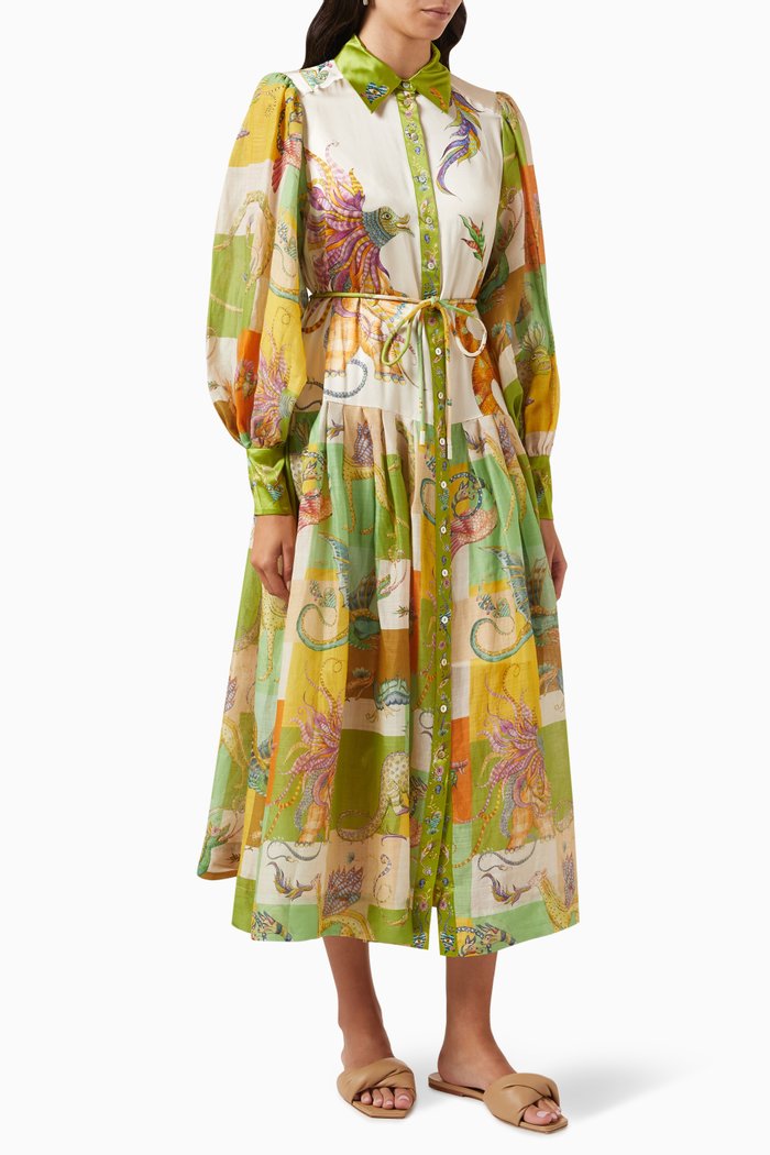 

Jerome Shirt Dress in Cotton, Multicolour