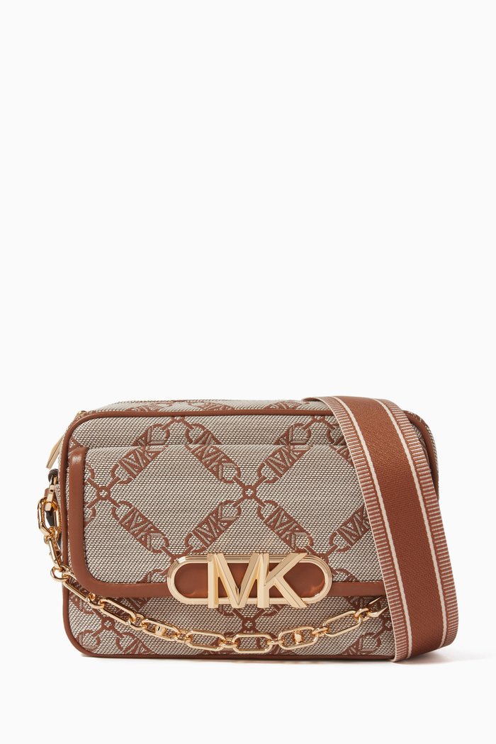

Small Parker Messenger Bag in Signature Canvas, Neutral
