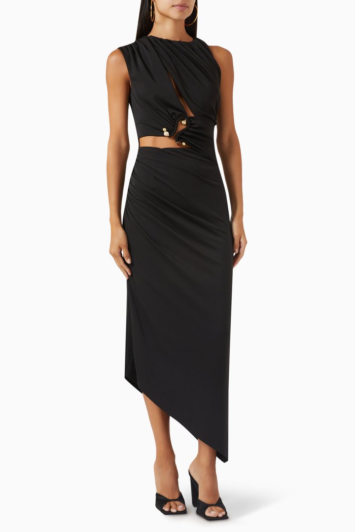 

Entropy Cut-out Dress, Black