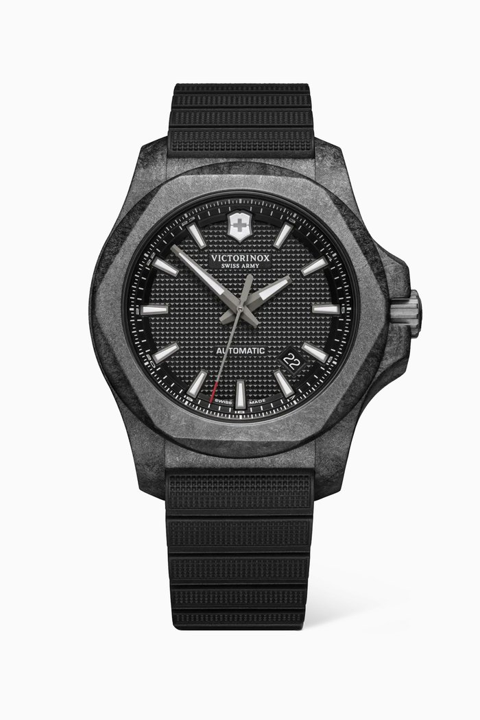 

I.N.O.X. Carbon Mechanical Stainless Steel Watch, 45mm, Black