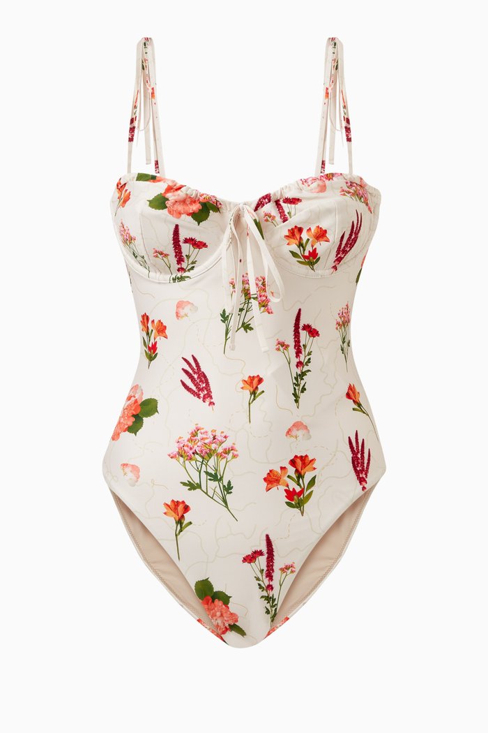 

Ebano Clementina One-piece Swimsuit in Recycled Polyester, Neutral