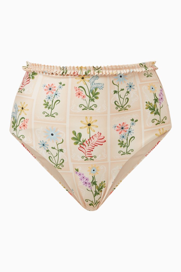 

Nopal Pradera Bikini Briefs in Recycled Polyester, Neutral