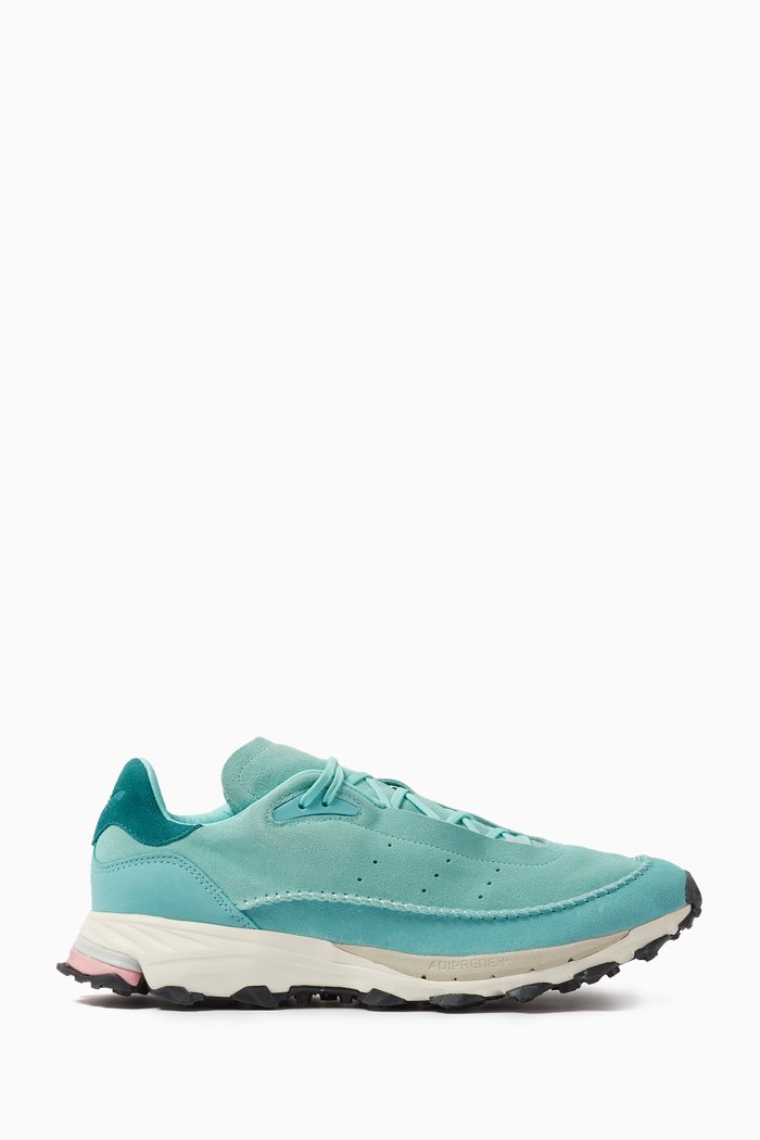 

Mocaturf Adventure Sneakers in Luxe Leather, Blue