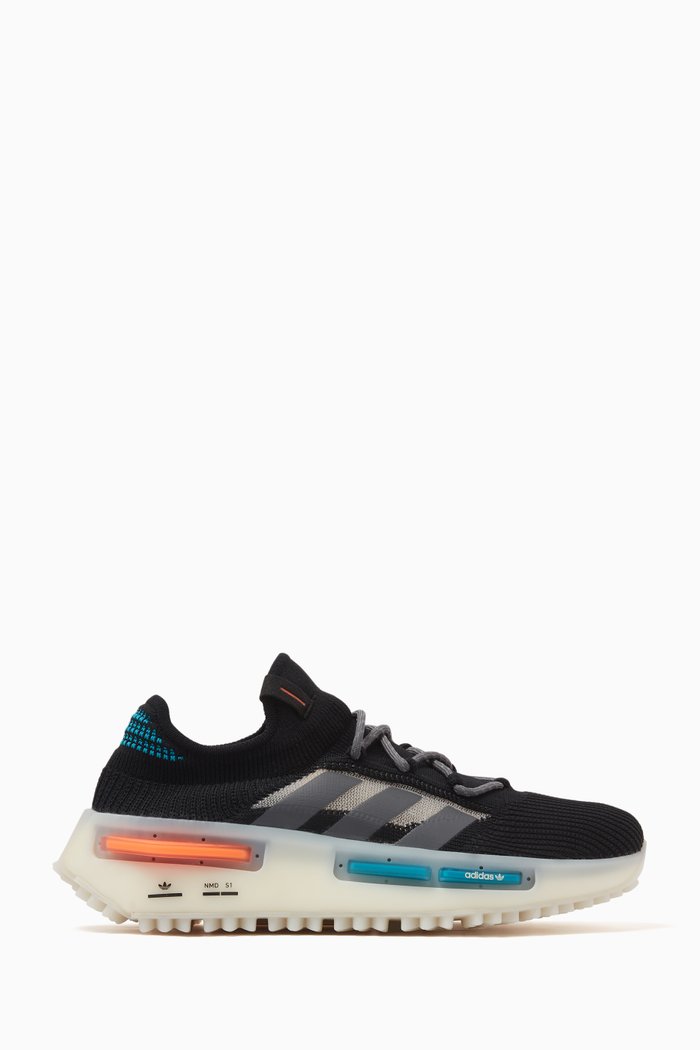 

NMD_S1 Sneakers in Recycled Textile, Black