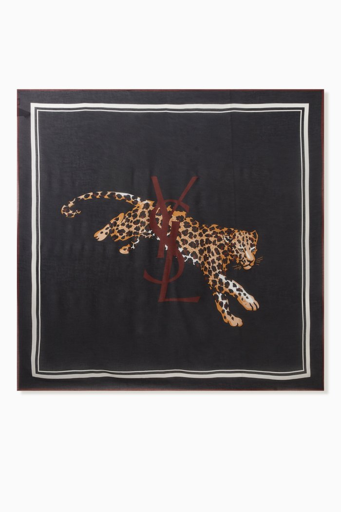 

Square Scarf in Modal & Cashmere, Black
